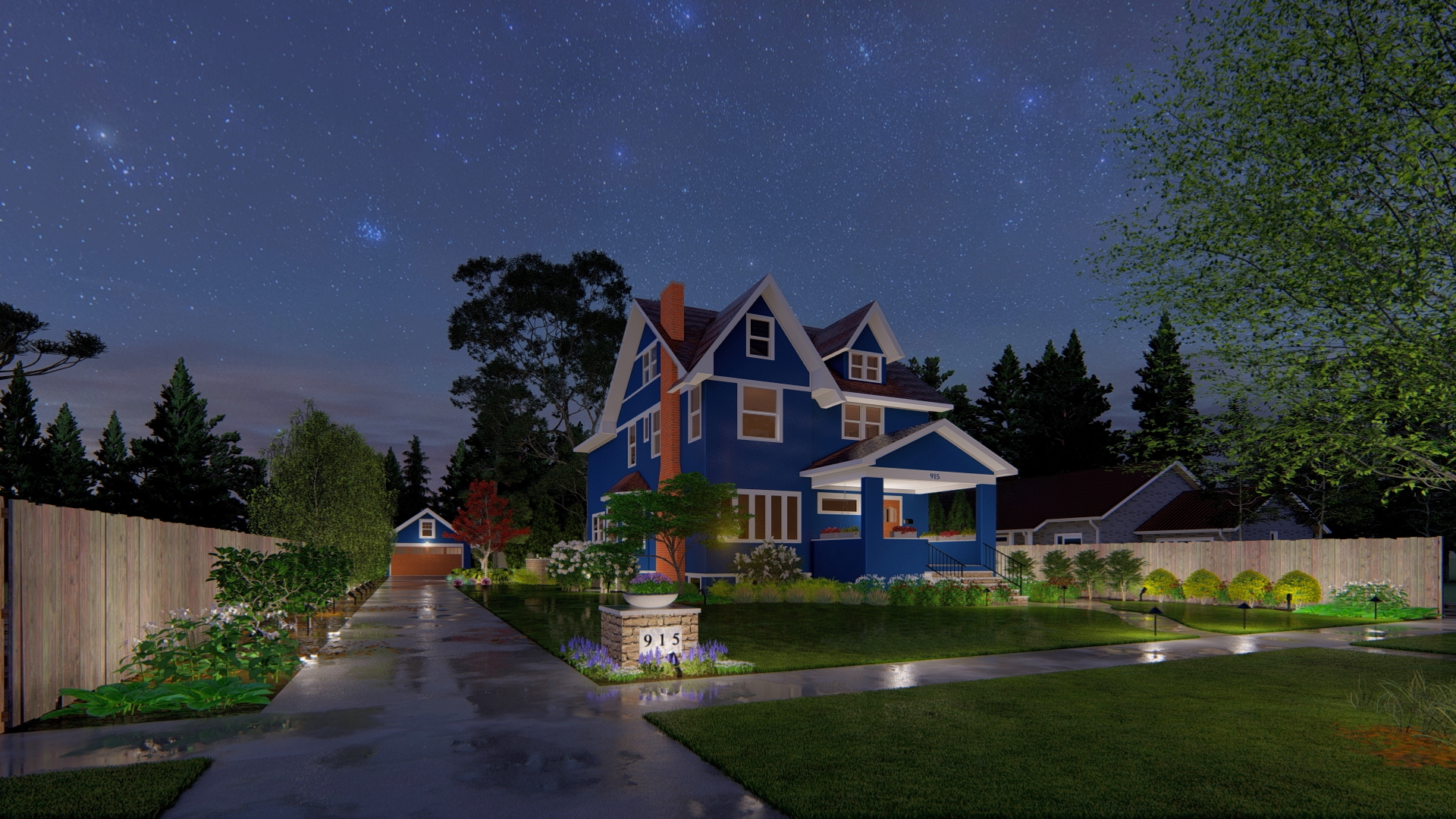 Outdoor Lighting and Front Yard Curb Appeal
