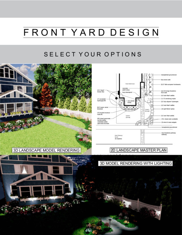 Front Yard Design Package